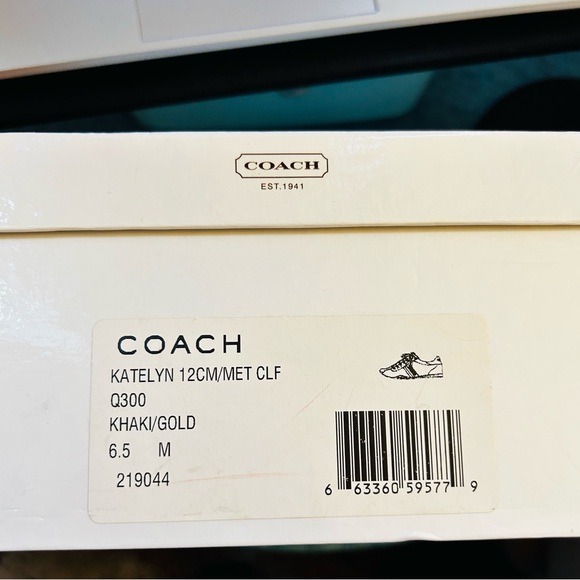Authentic Coach Women Brown sneakers - Picture 4 of 5